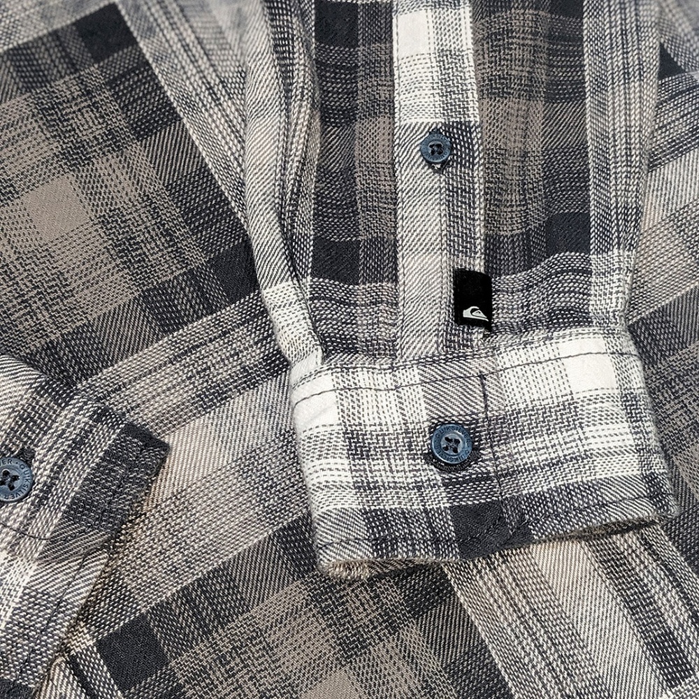 Quiksilver Fatherfly Long Sleeve Plaid Shirt - Picture 5 of 8